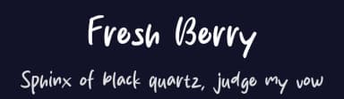 Fresh Berry by MJType — Script Handwritten Font — thumbnail 2