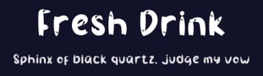 Fresh Drink by One Design — Script Handwritten Font — thumbnail 2
