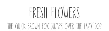 Fresh Flowers by Maria Feliz Studio — Script Handwritten Font — thumbnail 1