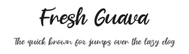 Fresh Guava by Khurasan — Script Handwritten Font — thumbnail 1