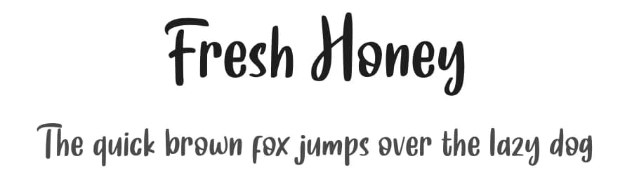 Fresh Honey by BrandSemut — Script Handwritten Font — preview 1