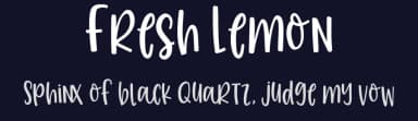 Fresh Lemon by Goodrichees — Script Handwritten Font — thumbnail 2