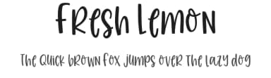 Fresh Lemon by Goodrichees — Script Handwritten Font — thumbnail 1