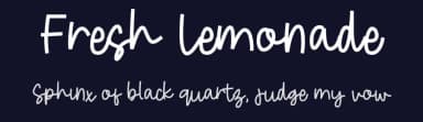 Fresh Lemonade by Dang Lem — Script Handwritten Font — thumbnail 2