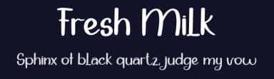 Fresh Milk by Etik Fatimah — Script Handwritten Font — thumbnail 2
