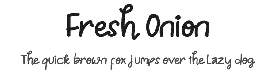Fresh Onion by Surya Creatype — Script Handwritten Font — preview 1