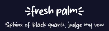 Fresh Palm by MJType — Script Handwritten Font — thumbnail 2
