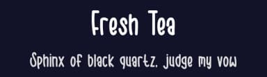 Fresh Tea by Rangkai Aksara — Script Handwritten Font — thumbnail 2