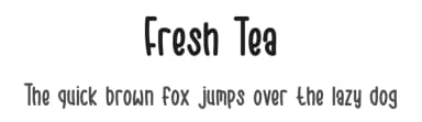 Fresh Tea by Rangkai Aksara — Script Handwritten Font — thumbnail 1