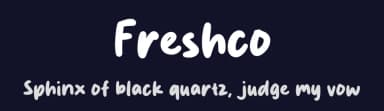 Freshco by MJType — Script Handwritten Font — thumbnail 2