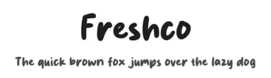 Freshco by MJType — Script Handwritten Font — thumbnail 1