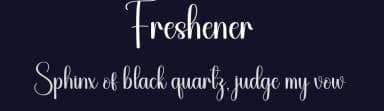 Freshener by Andi Moz — Script Handwritten Font — thumbnail 2