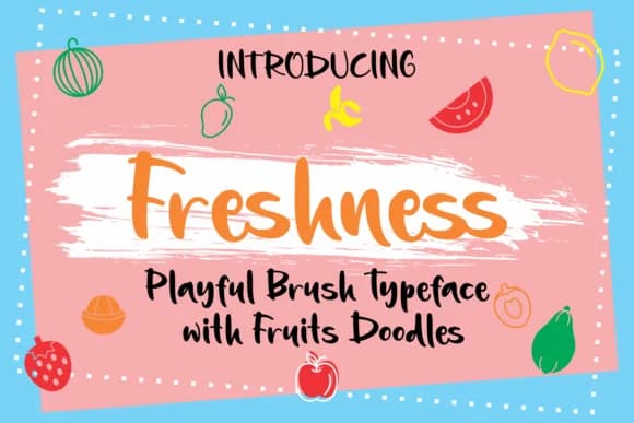 Freshness Font by Rifki (7ntypes) — Script Handwritten Font