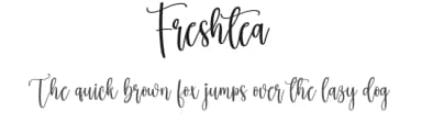 Freshtea by Scratchones — Script Handwritten Font — thumbnail 1