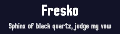 Fresko by Andrea Cerboneschi — Sans Serif Font — thumbnail 2