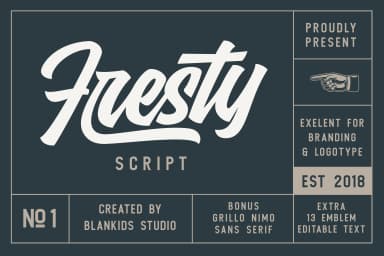 Fresty Font by Blankids Studio — Script Handwritten Font — thumbnail 1