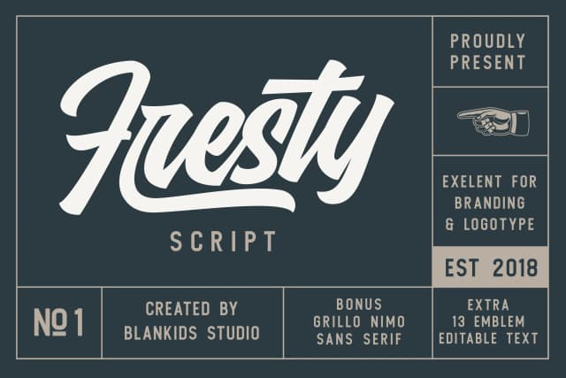 Fresty Font by Blankids Studio — Script Handwritten Font