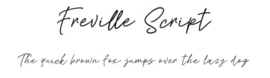 Freville Script by Weape Studio — Script Handwritten Font — thumbnail 1