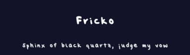 Fricko by Kath Frc — Script Handwritten Font — thumbnail 2