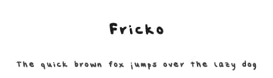 Fricko by Kath Frc — Script Handwritten Font — thumbnail 1