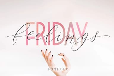 Friday Feelings Font by Red Ink — Script Handwritten Font — thumbnail 1