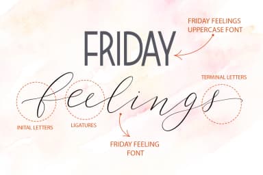 Friday Feelings Font by Red Ink — Script Handwritten Font — thumbnail 3