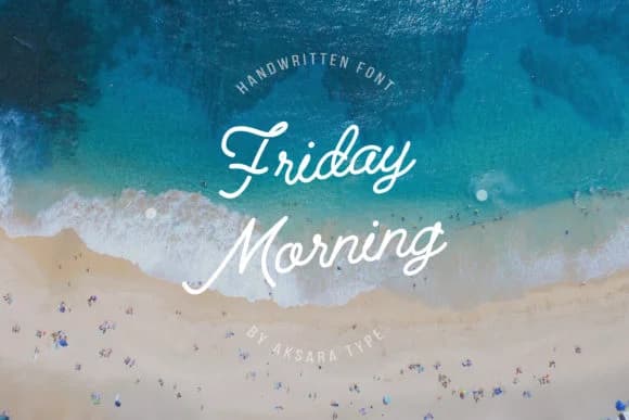 Friday Morning Font by pandastock — Script Handwritten Font