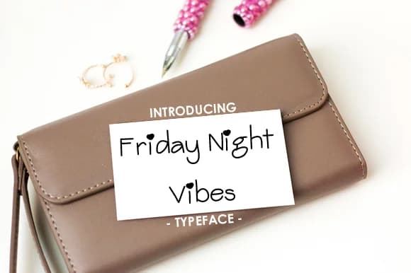 Friday Night Vibes Font by yh.seaofknowledge — Script Handwritten Font