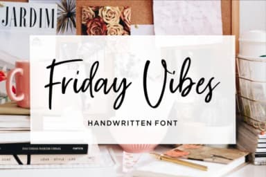 Friday Vibes Font by Sronstudio — Script Handwritten Font — thumbnail 1