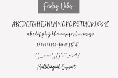 Friday Vibes Font by Sronstudio — Script Handwritten Font — thumbnail 7