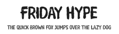 Friday Hype by Eko Bimantara — Script Handwritten Font — thumbnail 1