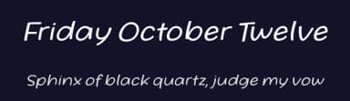Friday October Twelve by 7NTypes — Script Handwritten Font — thumbnail 2