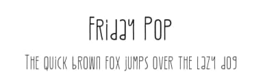 Friday Pop by Four Lines — Script Handwritten Font — thumbnail 1