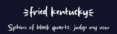 Fried Kentucky by MJType — Script Handwritten Font — thumbnail 2