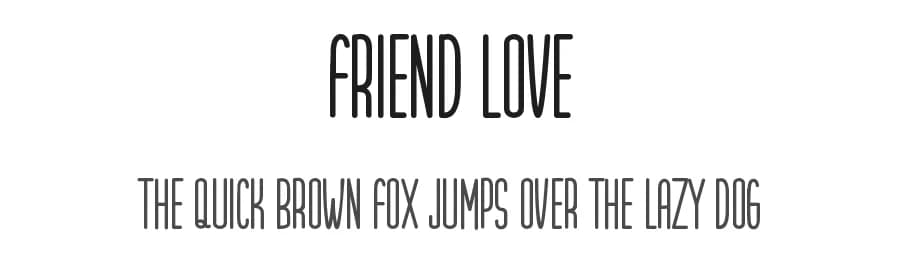 Friend Love by Hamsah — Script Handwritten Font — preview 1