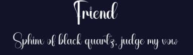 Friend by Andi Moz — Script Handwritten Font — thumbnail 2