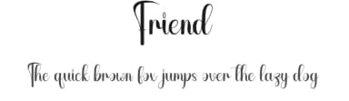 Friend by Andi Moz — Script Handwritten Font — thumbnail 1