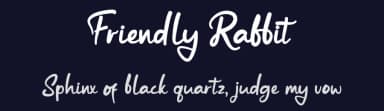 Friendly Rabbit by DumadiStyle — Script Handwritten Font — thumbnail 2