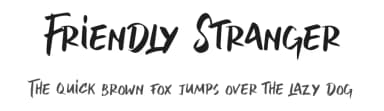 Friendly Stranger by Excellent Ritma Florendia — Script Handwritten Font — thumbnail 1