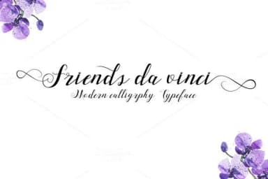 Friends Da Vinci Font by Ijem RockArt — Script Handwritten Font — thumbnail 1