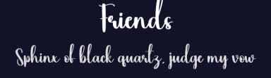 Friends by Scratchones — Script Handwritten Font — thumbnail 2