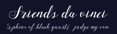 Friends da vinci by ijem — Script Handwritten Font — thumbnail 2