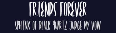 Friends Forever by Xerographer Fonts — Script Handwritten Font — thumbnail 2