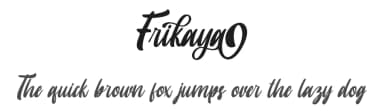 Frikaya by Skiiller Studio — Script Handwritten Font — thumbnail 1