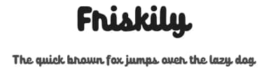 Friskily by Niskala Huruf — Script Handwritten Font — thumbnail 1