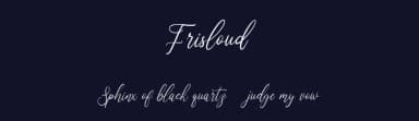 Frisloud by Maulana Creative — Script Handwritten Font — thumbnail 2