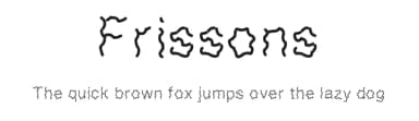 Frissons by Gaelleing — Script Handwritten Font — thumbnail 1
