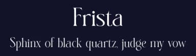 Frista by ToniStudio — Serif Font — thumbnail 2