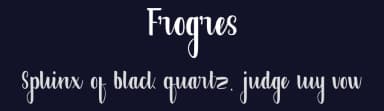 Frogres by onedsgn studio — Script Handwritten Font — thumbnail 2