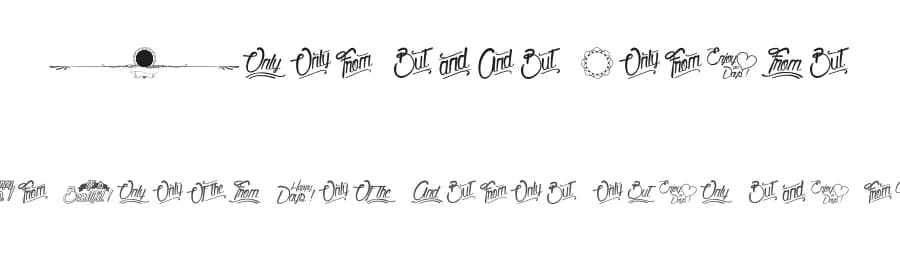 From this Moment by Maelle.K | Thomas Boucherie — Dingbats Font